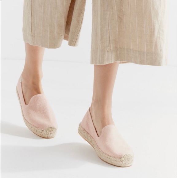 soludos canvas platform smoking slipper